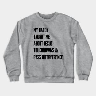 Football & Jesus Crewneck Sweatshirt